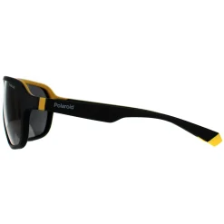 Polaroid Rectangle|Polaroid^Sunglasses PLD 2152/S PGC M9 Matte Black Yellow Grey Polarize