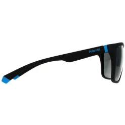 Polaroid Polarised|Rectangle^Sunglasses PLD 2126/S OY4 M9 Black Azure Grey Polarized