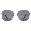 Polaroid Polarised|Polaroid^Sunglasses PLD 6215/S/X 2F7 M9 Gold Grey Grey Polarized