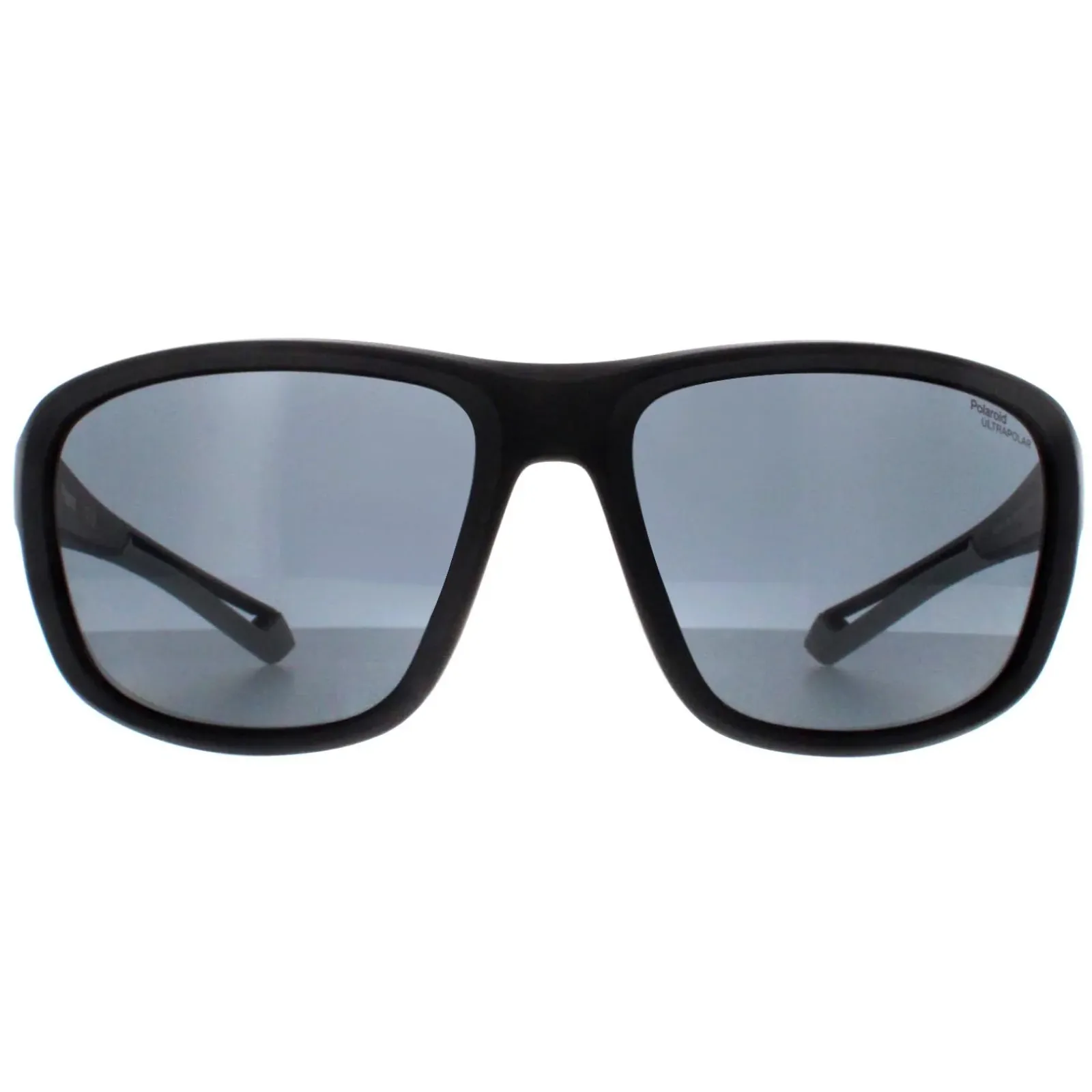 Polaroid Polarised|Rectangle^Sunglasses PLD 7049/S 003 E3 Matte Black Grey Polarized High