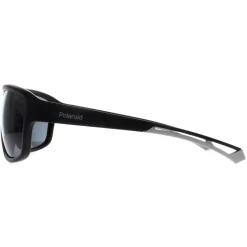 Polaroid Polarised|Rectangle^Sunglasses PLD 7049/S 003 E3 Matte Black Grey Polarized High