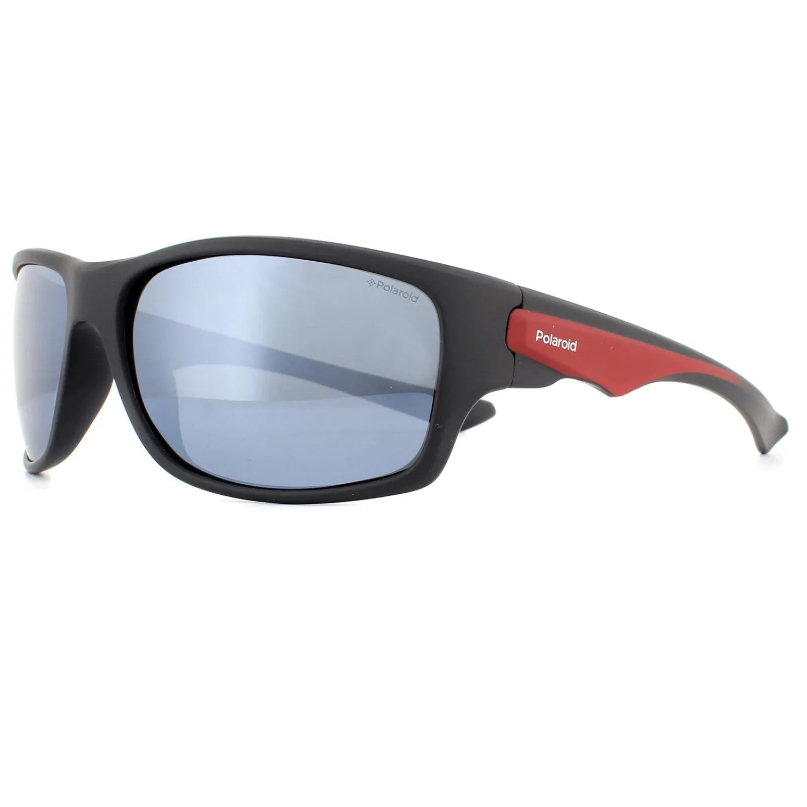 Polaroid Polarised^Sunglasses PLD 7012/S OIT EX Black Red Grey Silver Polarized