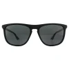 Polaroid Polarised|Rectangle^Sunglasses PLD 2092/S 003 M9 Matte Black Grey Polarized