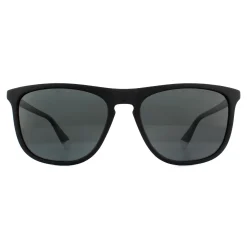 Polaroid Polarised|Rectangle^Sunglasses PLD 2092/S 003 M9 Matte Black Grey Polarized