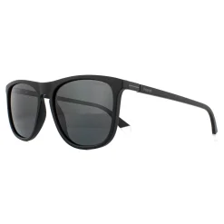 Polaroid Polarised|Rectangle^Sunglasses PLD 2092/S 003 M9 Matte Black Grey Polarized