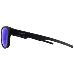 Polaroid Polarised^Sunglasses PLD 3018/S DL5 JY Matte Black Grey Blue Mirror Pol