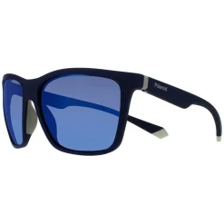 Polaroid Polarised|Rectangle^Sunglasses PLD 2126/S XW0 5X Blue Grey Blue Mirror Polarized