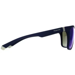 Polaroid Polarised|Rectangle^Sunglasses PLD 2126/S XW0 5X Blue Grey Blue Mirror Polarized