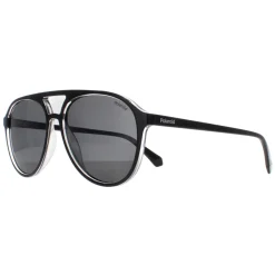 Polaroid Polarised|Aviator^Sunglasses PLD 4162/S 7C5 M9 Black Crystal Grey Polarized