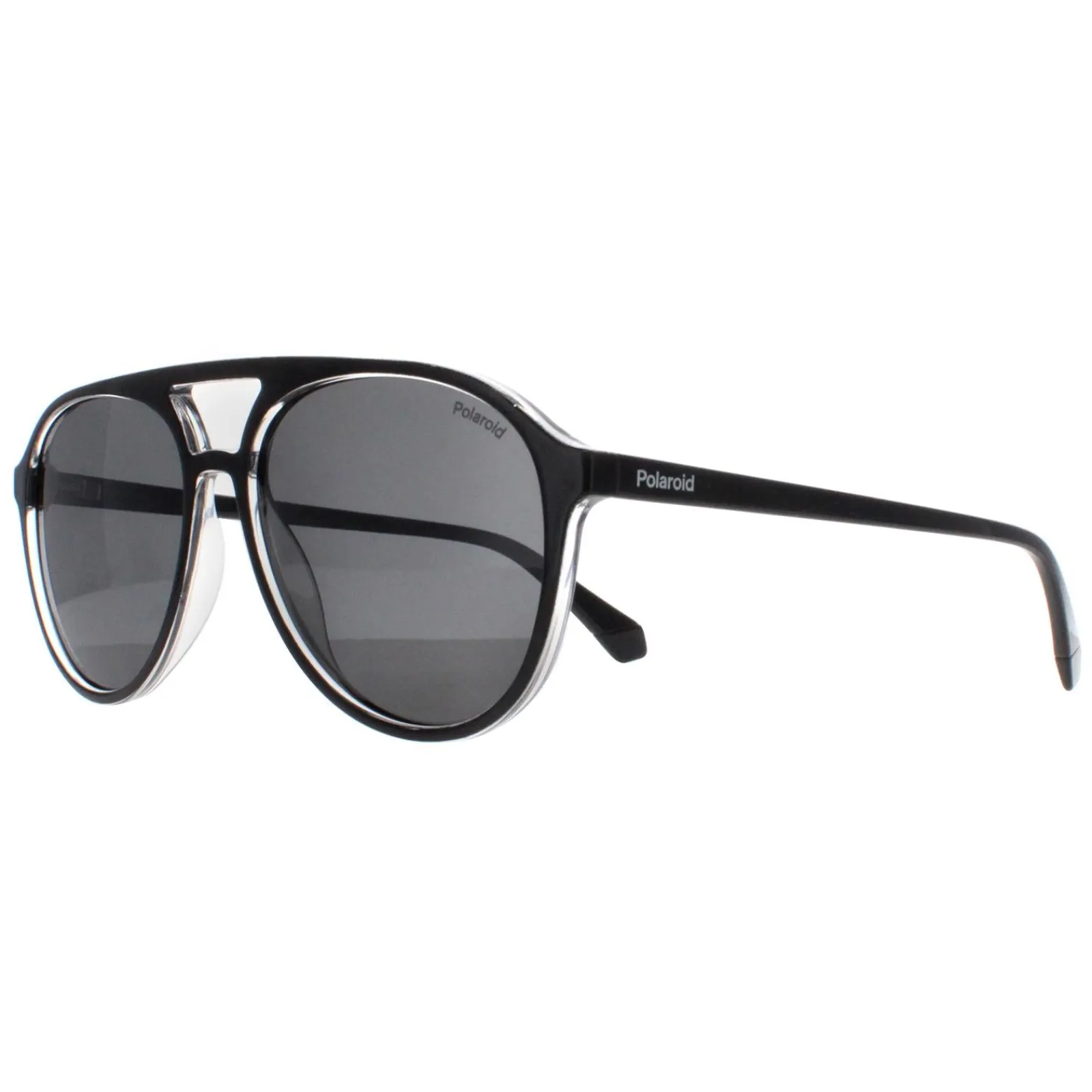 Polaroid Polarised|Aviator^Sunglasses PLD 4162/S 7C5 M9 Black Crystal Grey Polarized