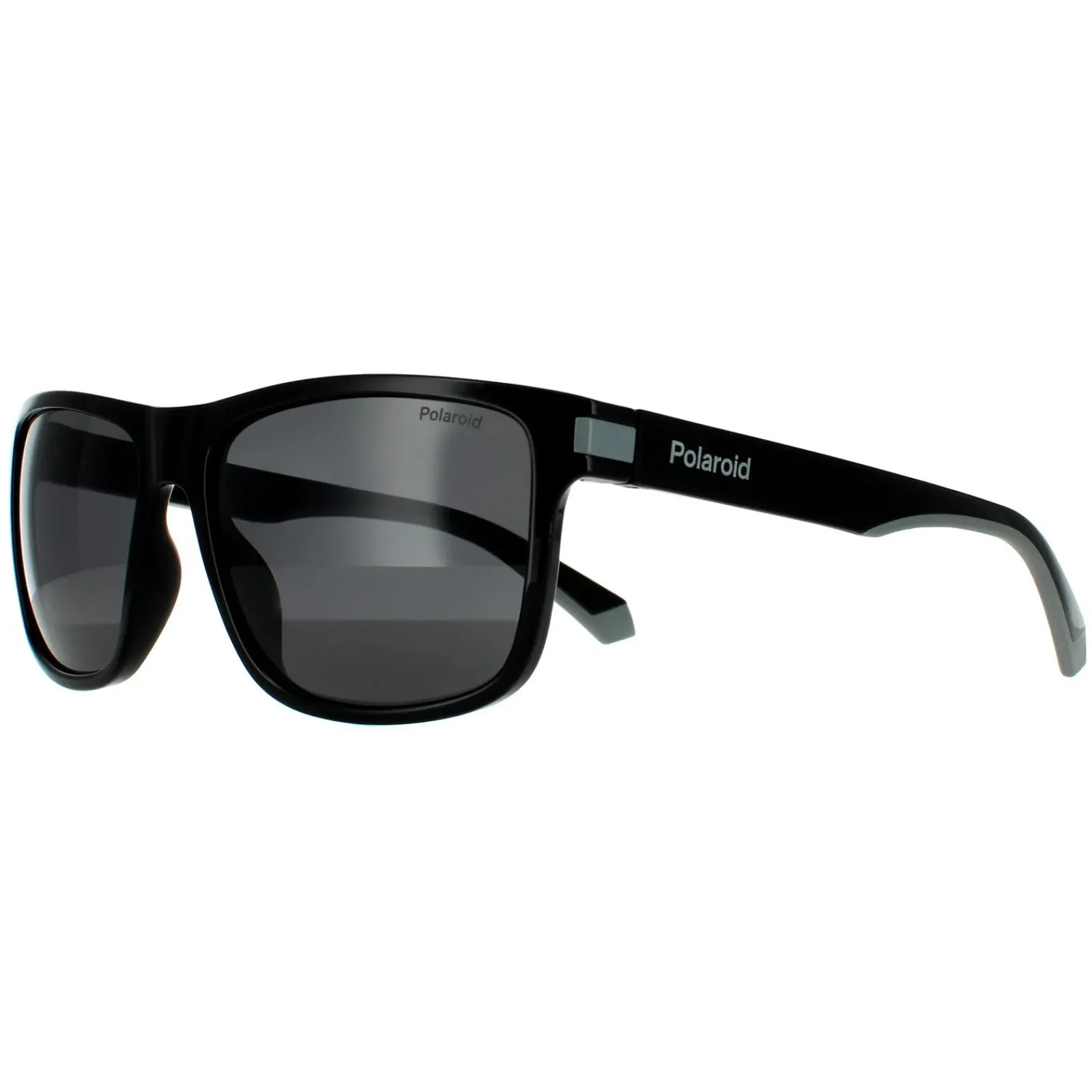 Polaroid Polarised|Square^Sunglasses PLD 2123/S 08A M9 Black Grey Grey Polarised
