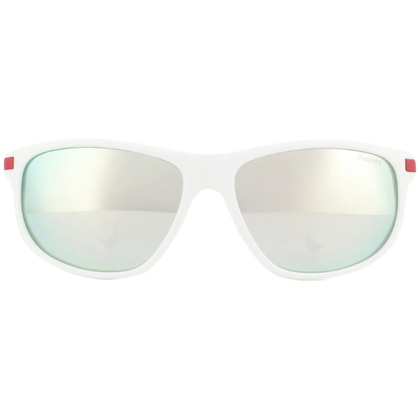 Polaroid Polarised^Sunglasses PLD 2099/S 7DM EX White Red Silver Mirror Polarize