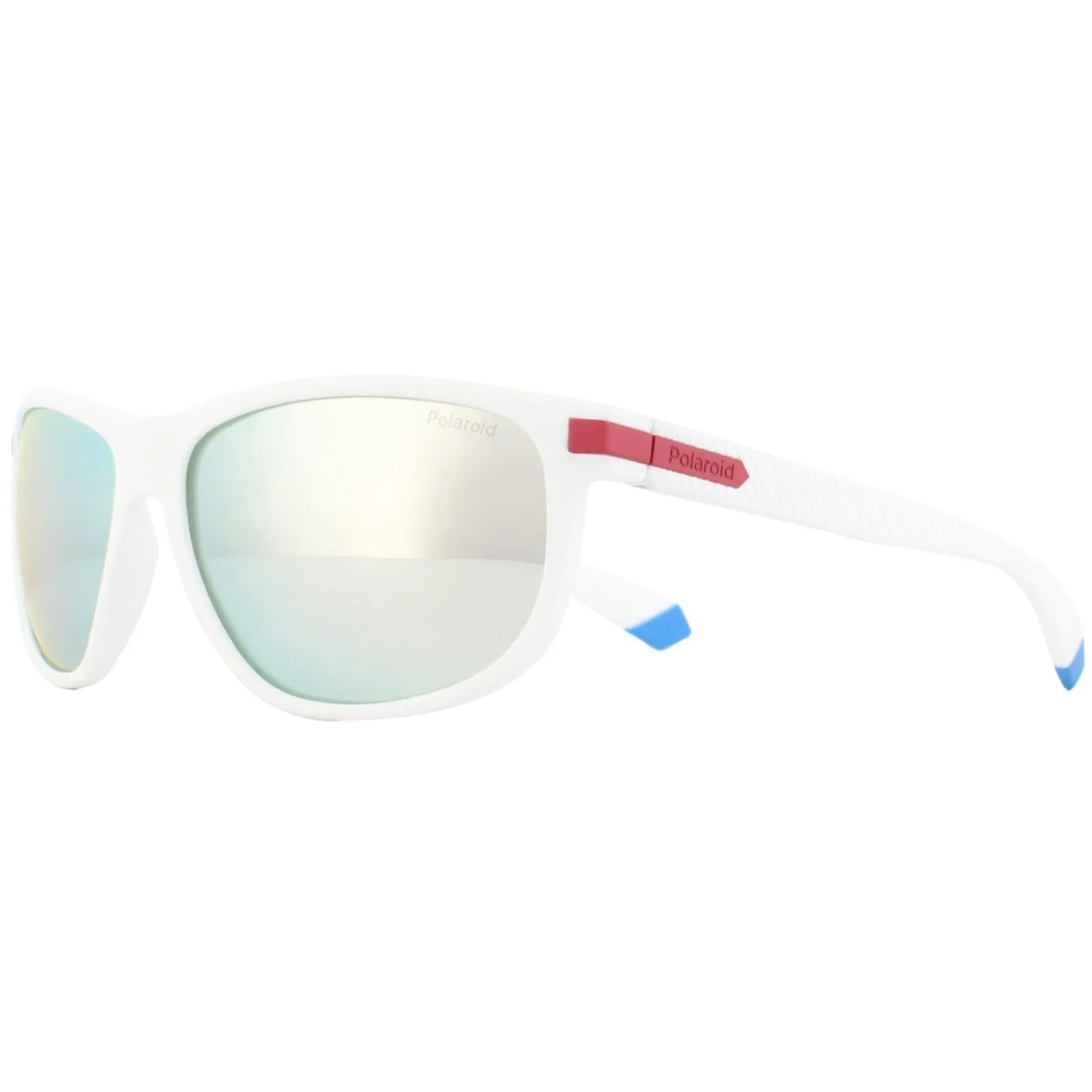 Polaroid Polarised^Sunglasses PLD 2099/S 7DM EX White Red Silver Mirror Polarize