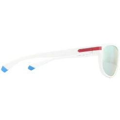Polaroid Polarised^Sunglasses PLD 2099/S 7DM EX White Red Silver Mirror Polarize