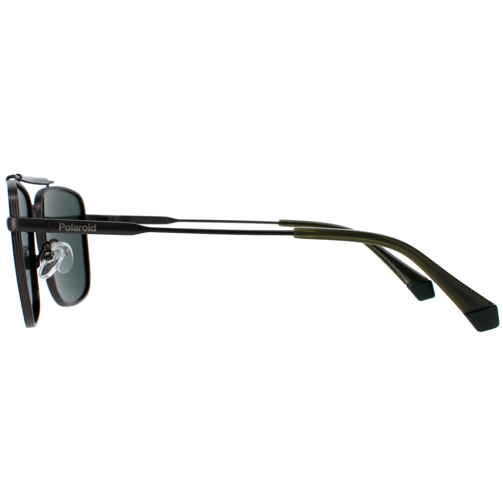 Polaroid Rectangle|Polaroid^Sunglasses PLD 2111/S R80/UC Matte Dark Ruthenium Green Polar