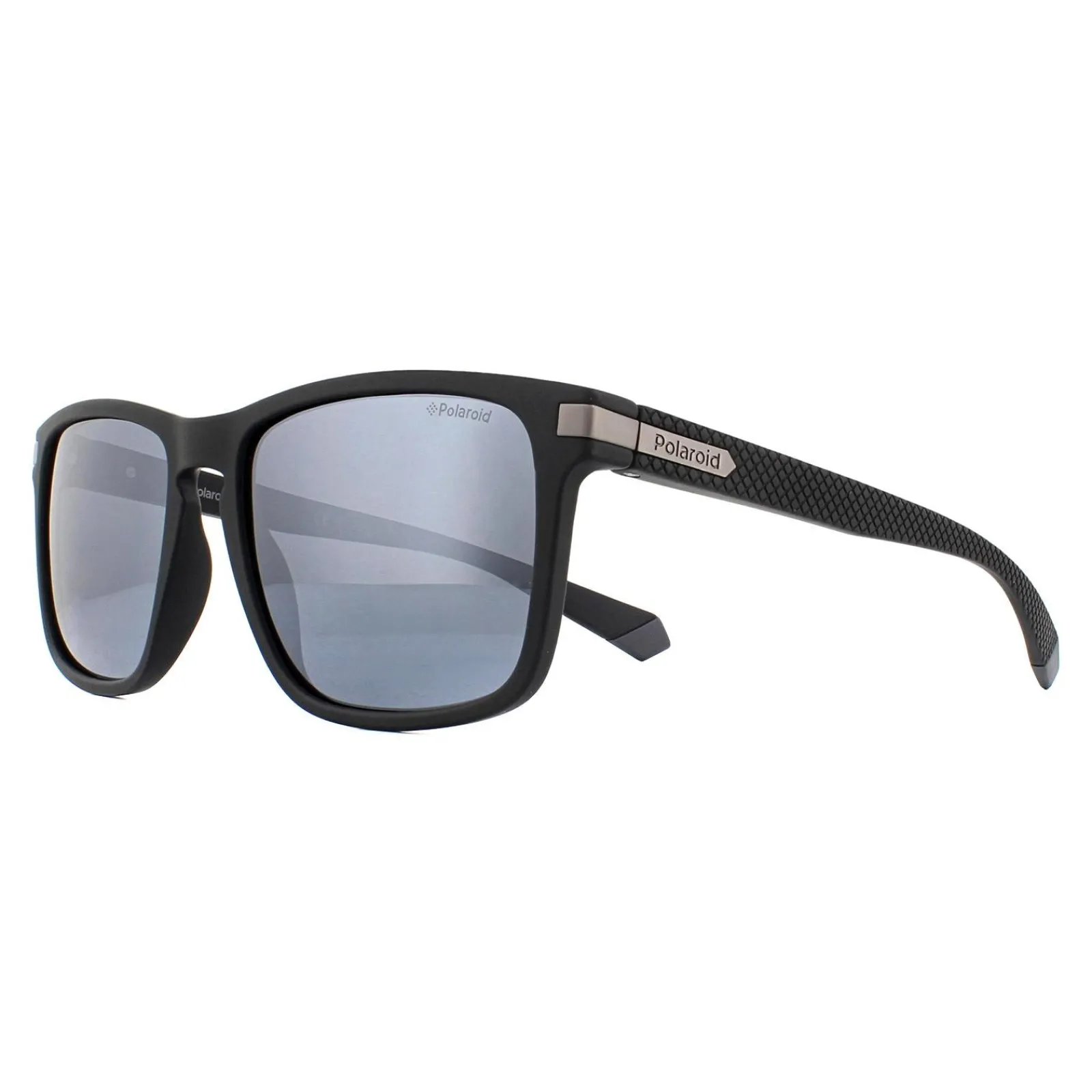 Polaroid Polarised^Sunglasses PLD 2088/S 003 EX Matte Black Silver Mirror Polari