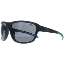Polaroid Polarised|Rectangle^Sunglasses PLD 7049/S ZX9 E3 Blue Azure Grey Polarized High C