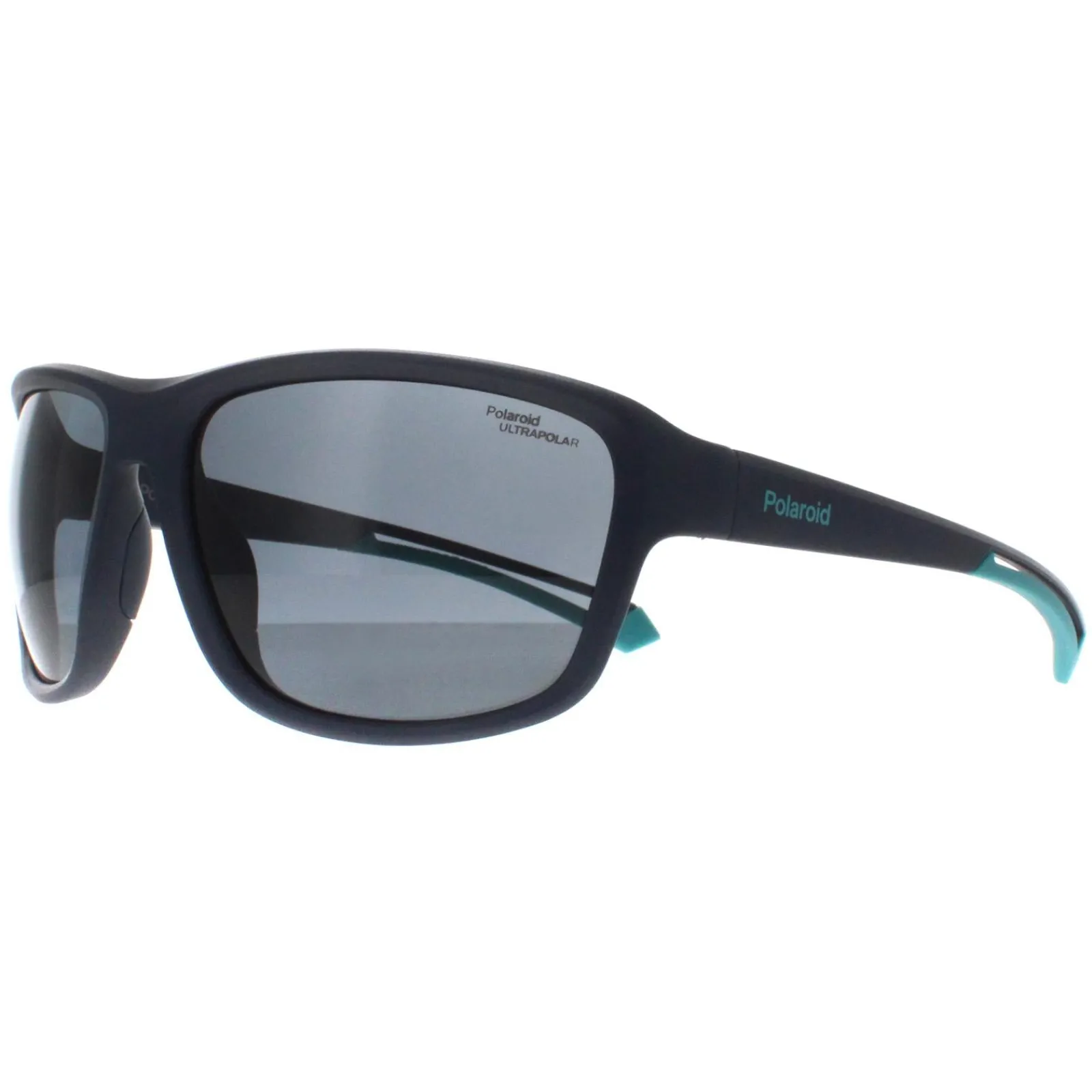 Polaroid Polarised|Rectangle^Sunglasses PLD 7049/S ZX9 E3 Blue Azure Grey Polarized High C