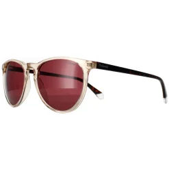 Polaroid Rectangle|Polaroid^Sunglasses PLD 4152/S 10A 0I Transparent Beige and Havana Red