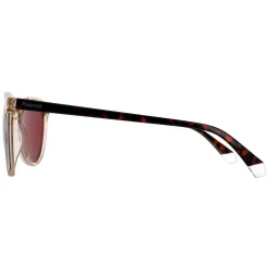 Polaroid Rectangle|Polaroid^Sunglasses PLD 4152/S 10A 0I Transparent Beige and Havana Red