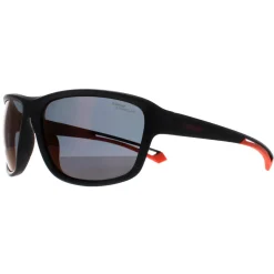 Polaroid Polarised|Rectangle^Sunglasses PLD 7049/S 8LZ BG Black Orange Red Mirror Polarize