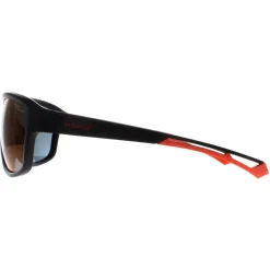 Polaroid Polarised|Rectangle^Sunglasses PLD 7049/S 8LZ BG Black Orange Red Mirror Polarize