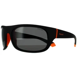 Polaroid Polarised|Wrap^Sunglasses PLD 2125/S 8LZ M9 Black Orange Grey Polarized