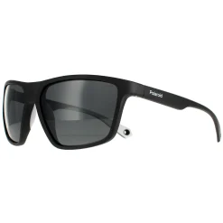 Polaroid Polarised|Wrap^Sunglasses PLD 7040/S 08A M9 Black Grey Grey Polarized