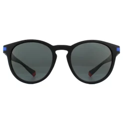Polaroid Polarised^Sunglasses PLD 2087/S 0VK M9 Matte Black Blue Grey Polarized