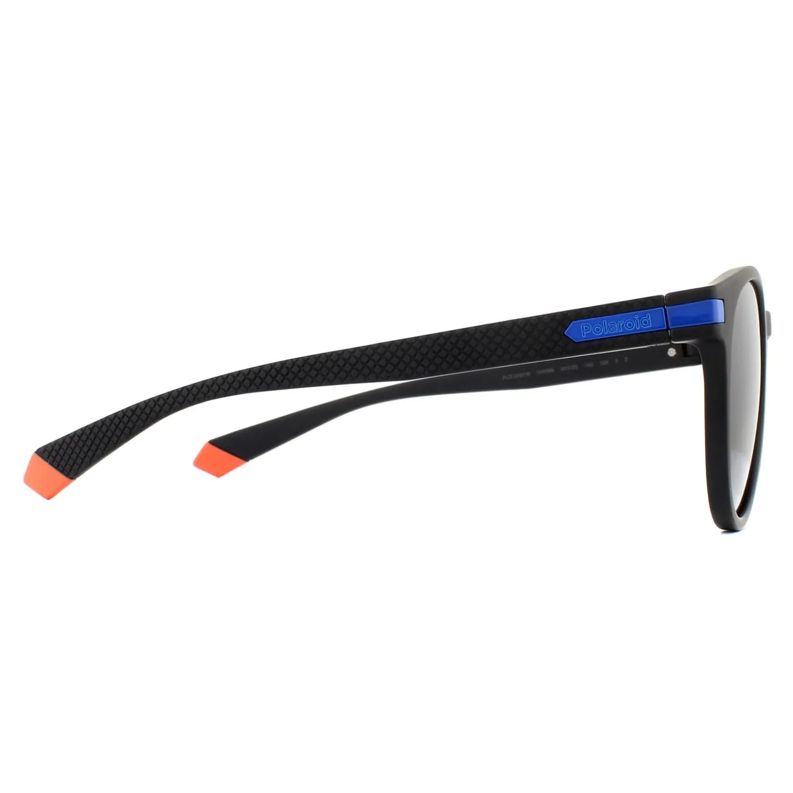 Polaroid Polarised^Sunglasses PLD 2087/S 0VK M9 Matte Black Blue Grey Polarized