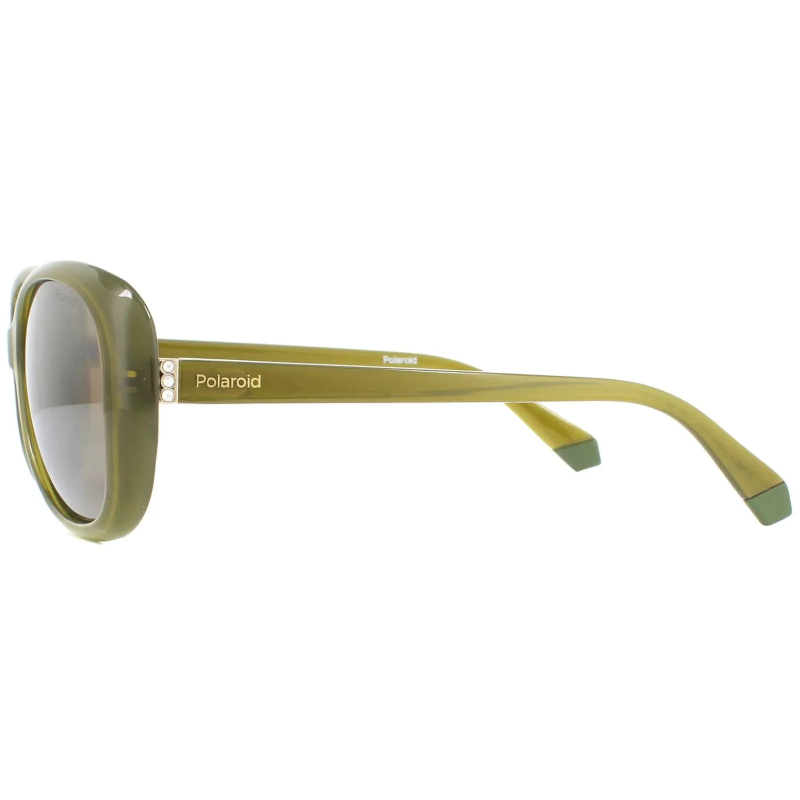 Polaroid Polarised^Sunglasses PLD 4097/S 4C3 LM Olive Grey Gold Mirror Polarized