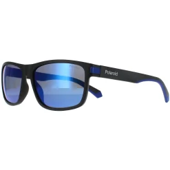Polaroid Polarised^Sunglasses PLD 2121/S 0VK 5X Matte Black Blue Blue Mirror Pol