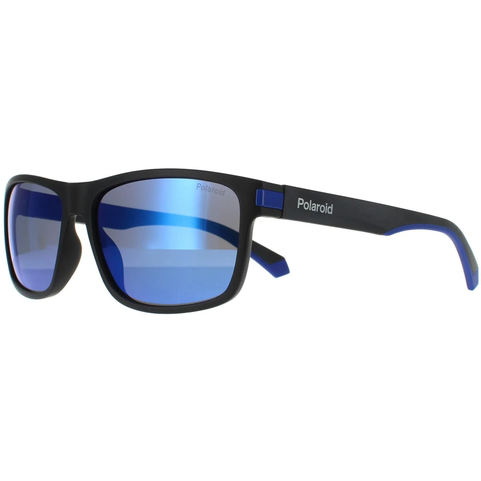 Polaroid Polarised^Sunglasses PLD 2121/S 0VK 5X Matte Black Blue Blue Mirror Pol