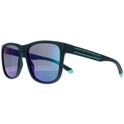 Polaroid Polarised|Square^Sunglasses PLD 2155/S PYW 5Z Matte Teal Grey Green Mirror Pol