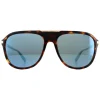Polaroid Polarised^Sunglasses PLD 2070/S/X 086 5X Dark Havana Grey Blue Mirror P