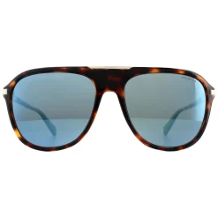 Polaroid Polarised^Sunglasses PLD 2070/S/X 086 5X Dark Havana Grey Blue Mirror P