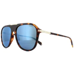 Polaroid Polarised^Sunglasses PLD 2070/S/X 086 5X Dark Havana Grey Blue Mirror P