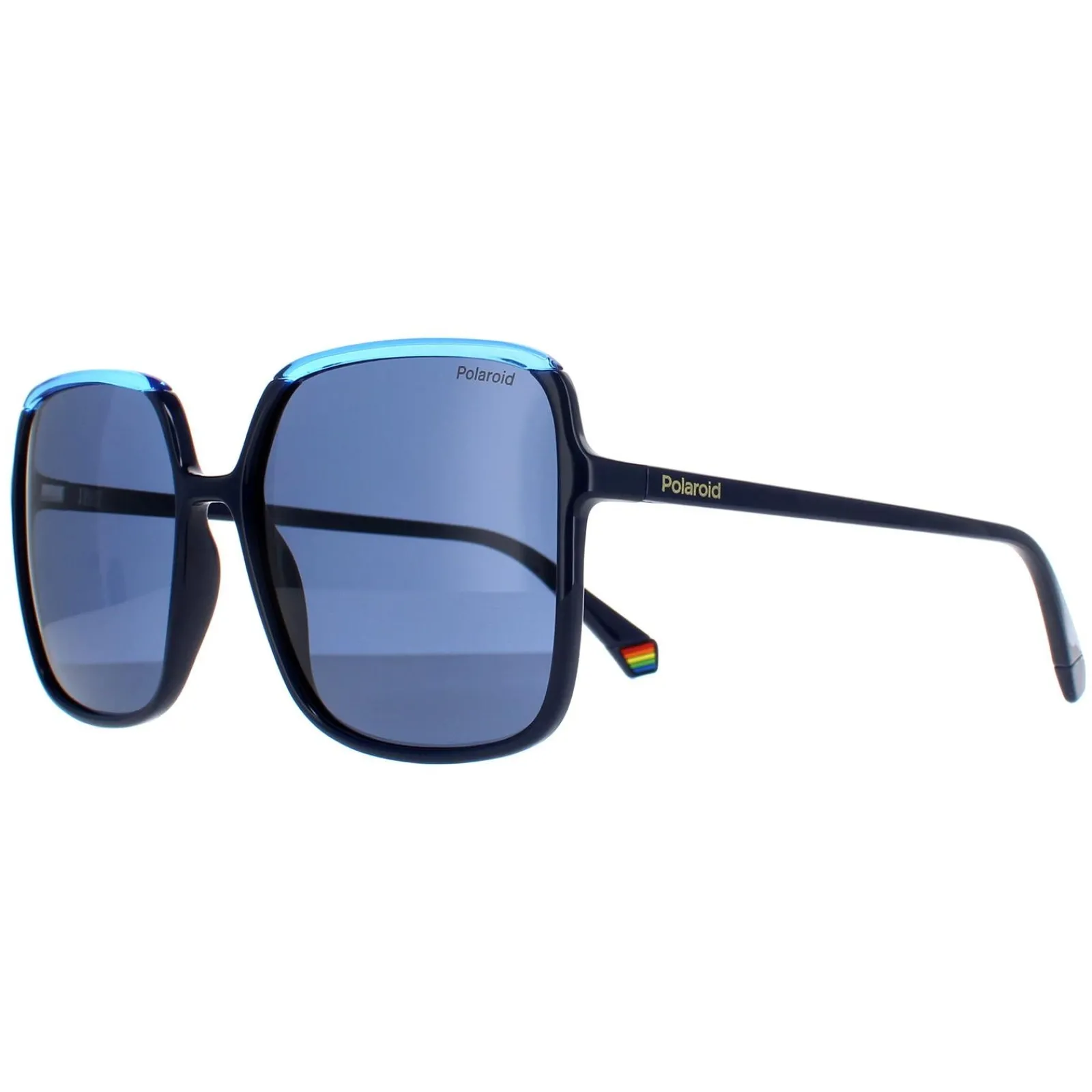 Polaroid Square|Polaroid^Sunglasses PLD 6128/S PJP C3 Blue Blue Polarized