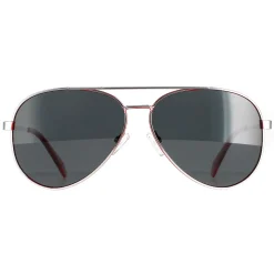 Polaroid Polarised^Sunglasses PLD 6069/S/X J2B/M9 Silver Red Grey Polarized