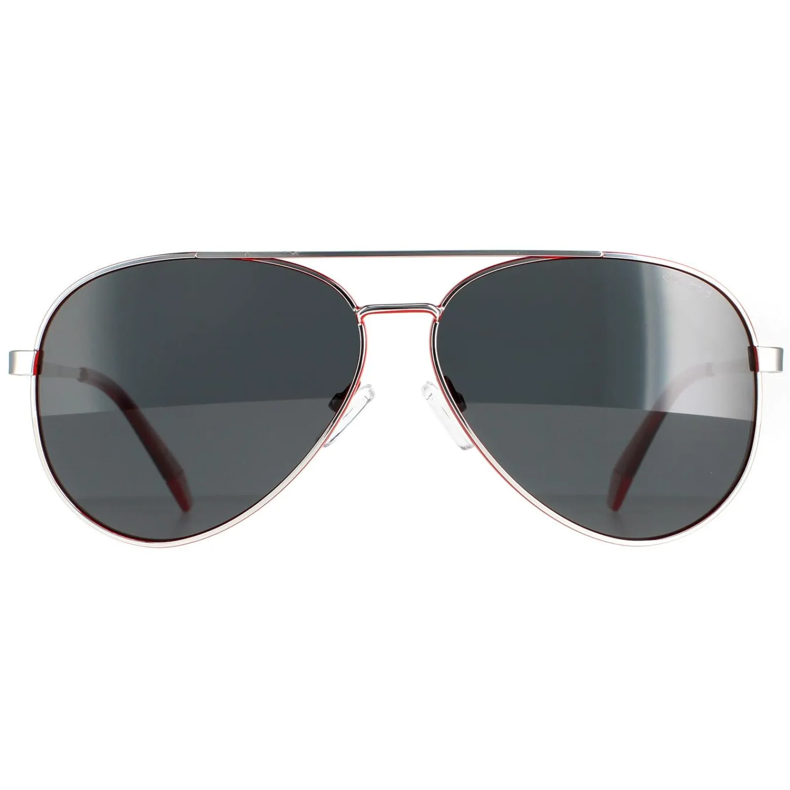 Polaroid Polarised^Sunglasses PLD 6069/S/X J2B/M9 Silver Red Grey Polarized