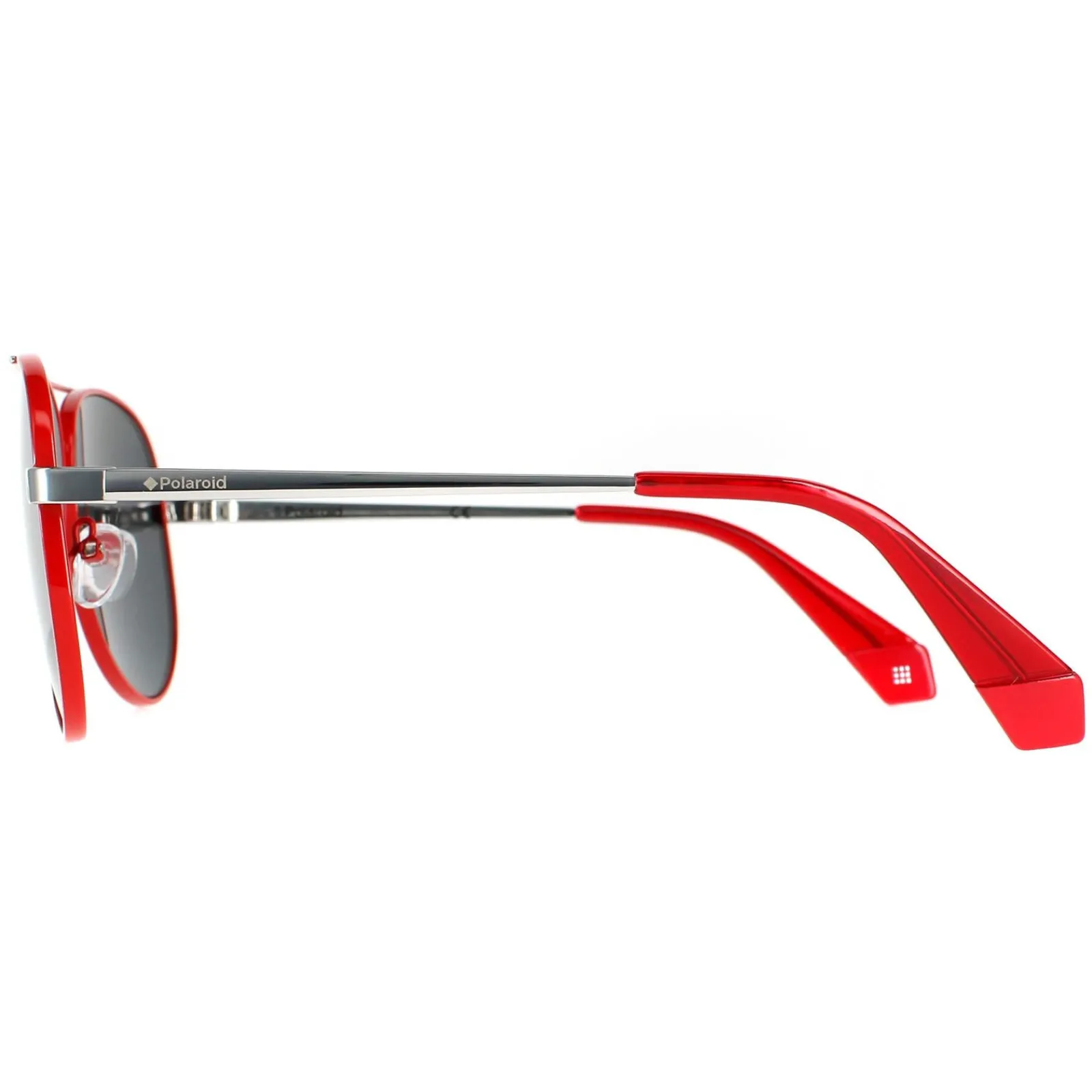 Polaroid Polarised^Sunglasses PLD 6069/S/X J2B/M9 Silver Red Grey Polarized
