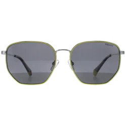 Polaroid Square|Polarised^Sunglasses PLD 6214/S/X KU2 M9 Palladium Yellow Grey Polarize
