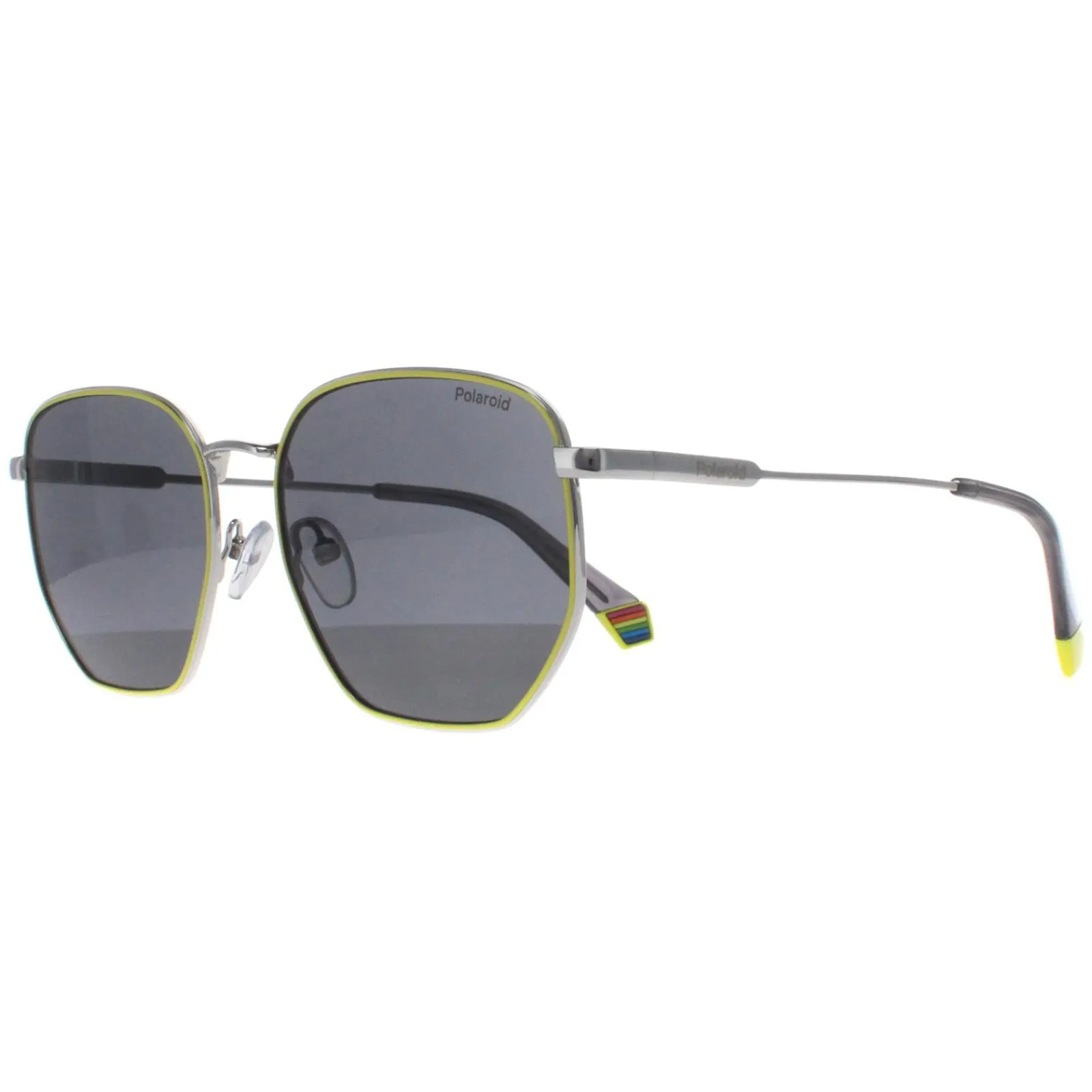 Polaroid Square|Polarised^Sunglasses PLD 6214/S/X KU2 M9 Palladium Yellow Grey Polarize