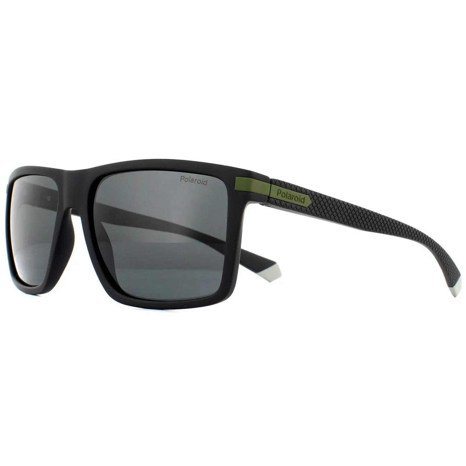 Polaroid Polarised^Sunglasses PLD 2098/S 7ZJ M9 Black Green Grey Polarized