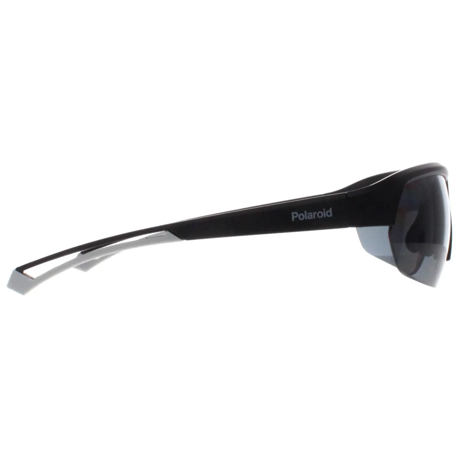 Polaroid Polarised|Rectangle^Sunglasses PLD 7048/S 003 E3 Matte Black Grey Polarized High