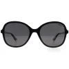 Polaroid Polarised|Butterfly^Sunglasses PLD 4136/S 807 M9 Black Grey Polarized