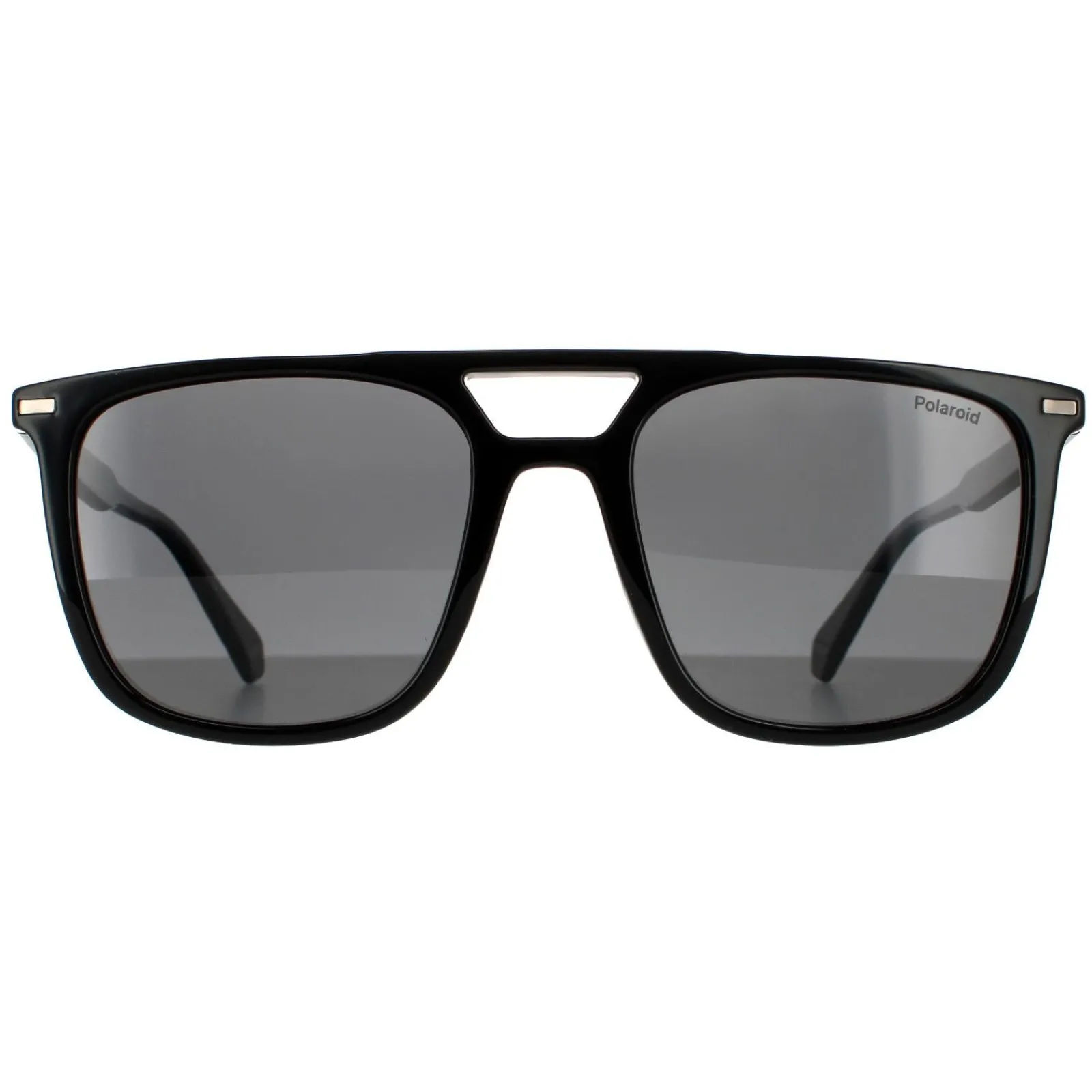Polaroid Polarised|Rectangle^Sunglasses PLD 4123/S 807 M9 Black Grey Polarized