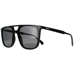 Polaroid Polarised|Rectangle^Sunglasses PLD 4123/S 807 M9 Black Grey Polarized