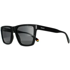 Polaroid Polarised|Rectangle^Sunglasses PLD 6176/S 807 M9 Black Grey Polarized