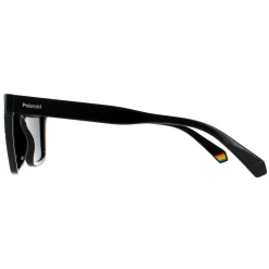 Polaroid Polarised|Rectangle^Sunglasses PLD 6176/S 807 M9 Black Grey Polarized